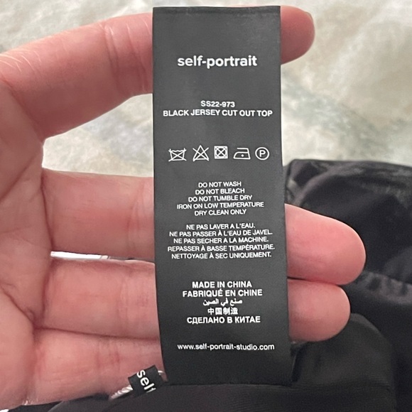 NEW Self-Portrait Gathered Detailed Top Criss Cross Open Keyhole Halter Mesh 6 - Picture 9 of 12